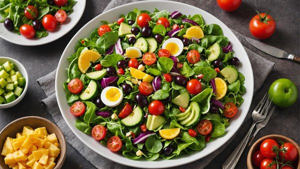 Recettes de salades colorées : alliez santé et plaisir dans votre assiette